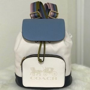 Coach colorblock backpack